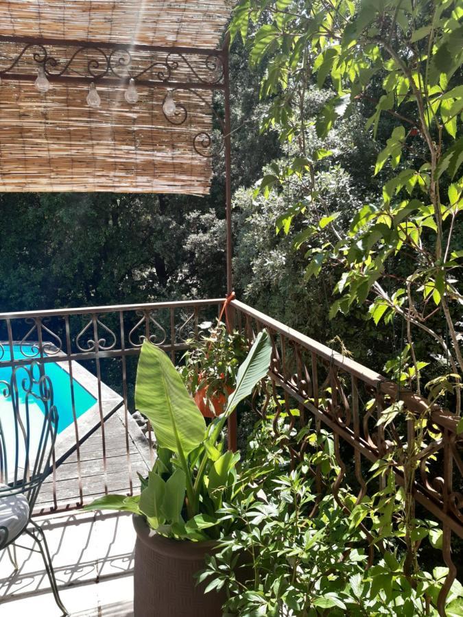 Le Calme De La Garrigue Bed and Breakfast Russan Exteriör bild