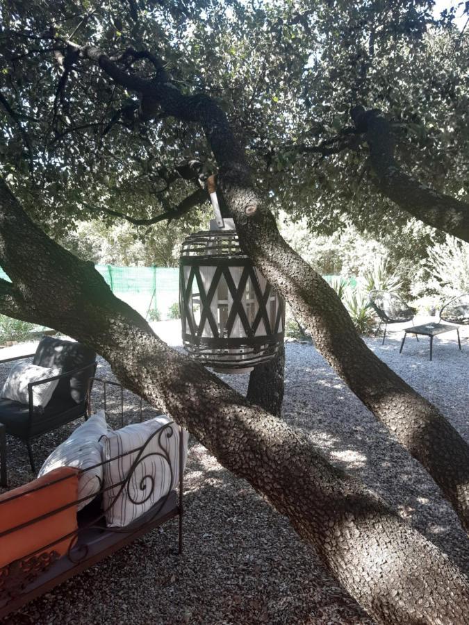 Le Calme De La Garrigue Bed and Breakfast Russan Exteriör bild